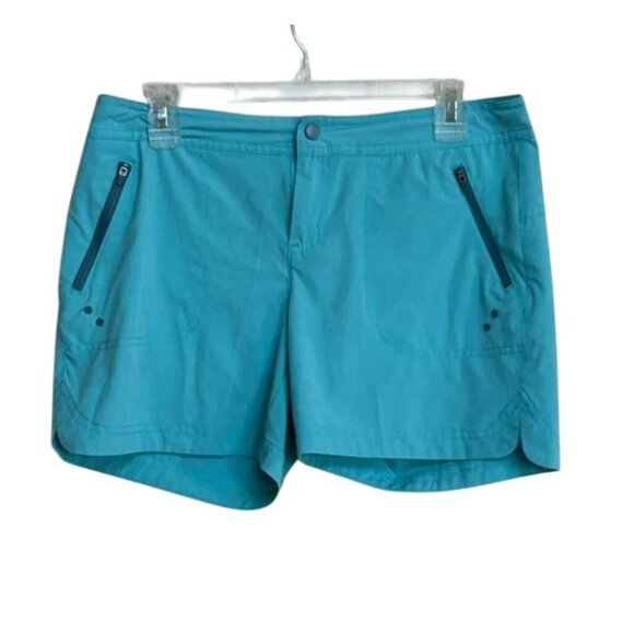 Title nine Pants - Title Nine Beach River Shorts Women's 6 Rogue Blue Stretch 5" Quick Dry HTF